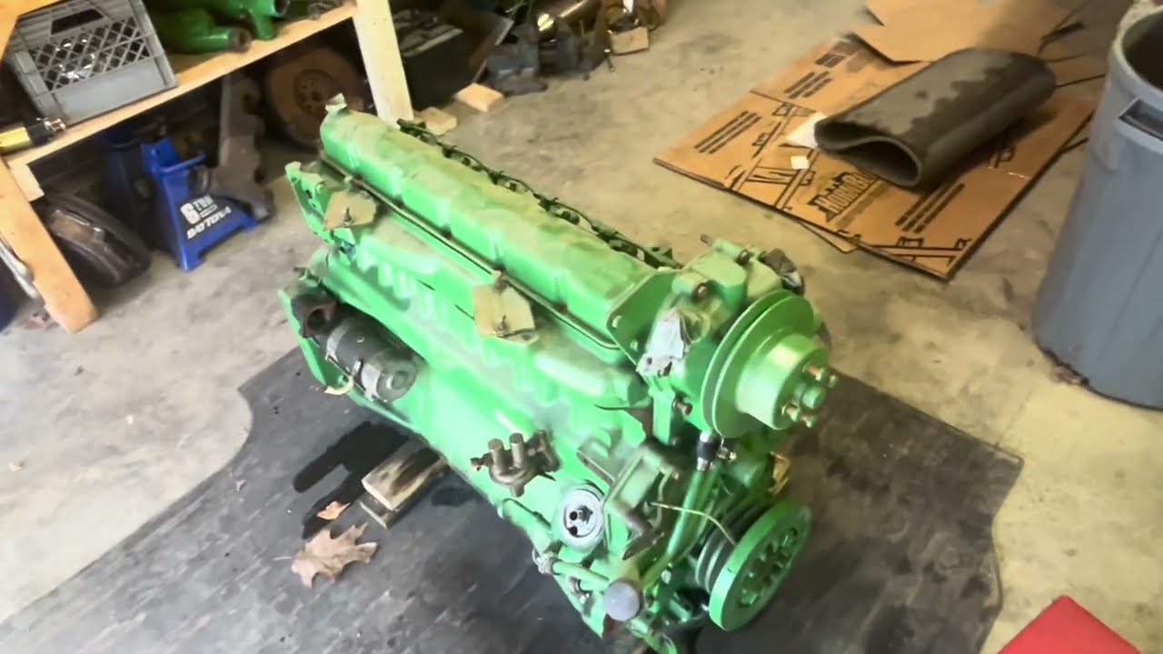John Deere 3140 engine rebuild
