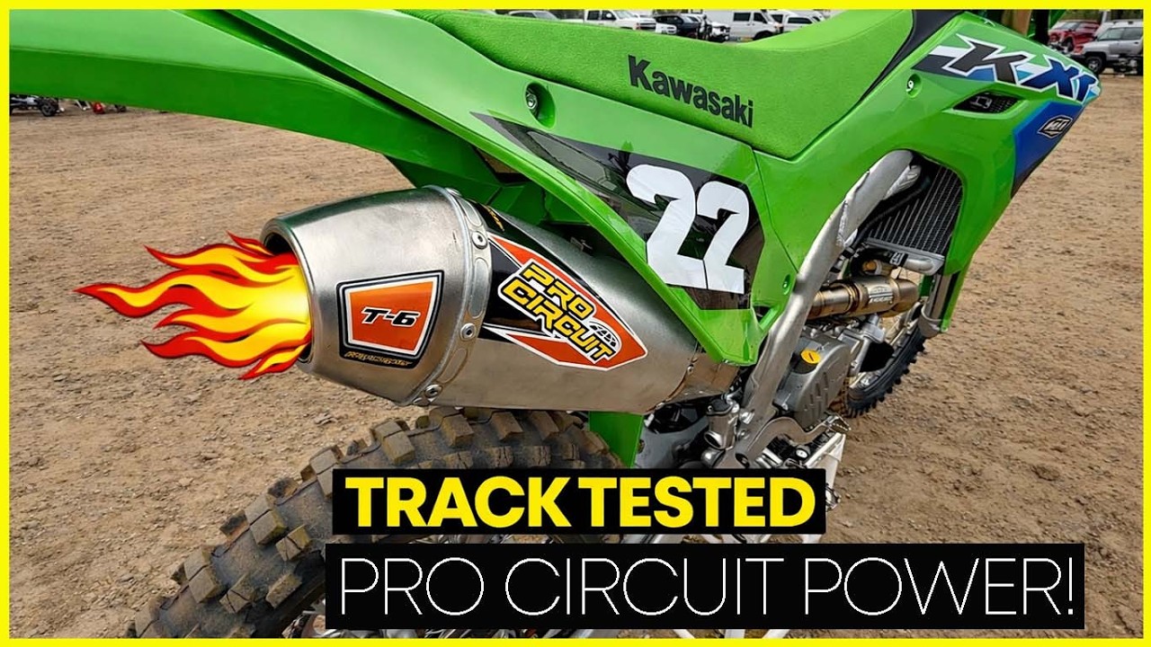 Проверено на треке: выхлопная система Pro Circuit T-6 на нашем мотоцикле Kawasaki KX250!