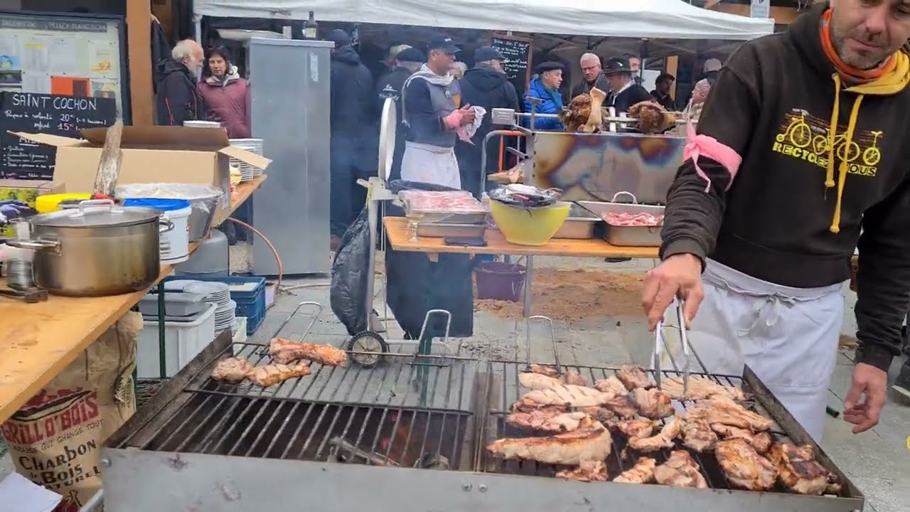 Fête de la Saint Cochon 2023 à Peisey-Nancroix (Savoie - France)