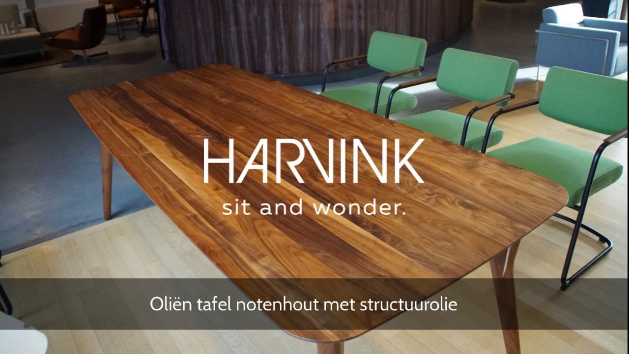 Houten tafel in de olie zetten / onderhoud houten tafel