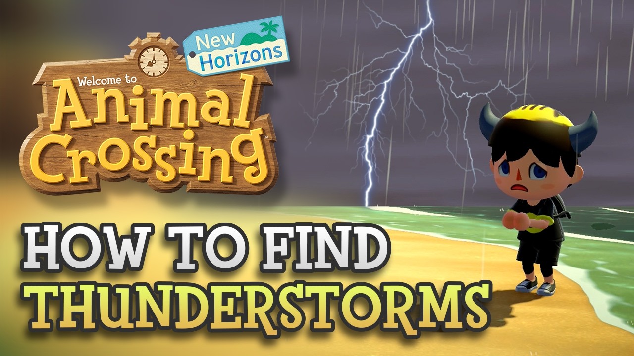 How To Find THUNDERSTORMS in Animal Crossing New Horizons!