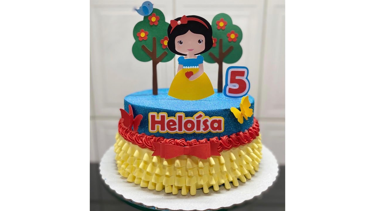 ME APAIXONEI POR ESSE GLOW CAKE DA BRANCA DE NEVE