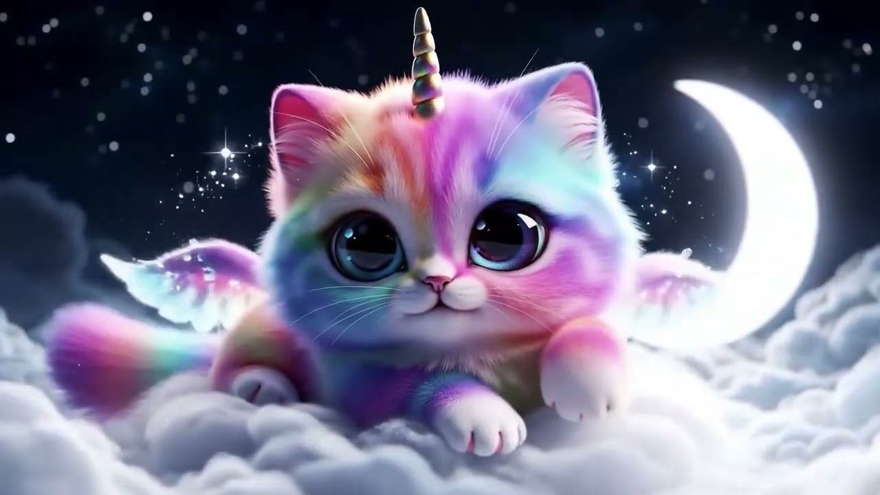 🐱🦄 Fall Asleep Fast, Calm Anxiety & Depression with this cute cat 😺