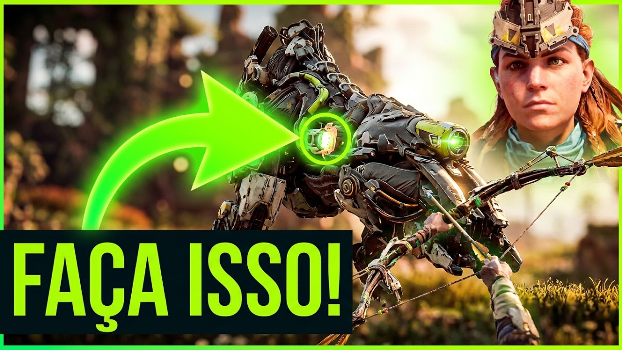 9 dicas para iniciar Horizon Zero Dawn #horizonzerodawn