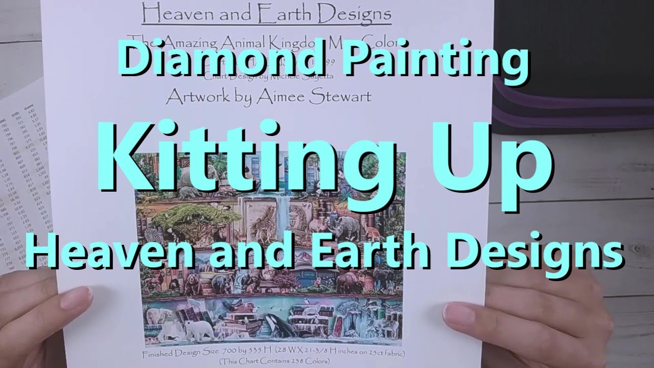 Diamond Painting Kitting Up - Heaven and Earth Designs