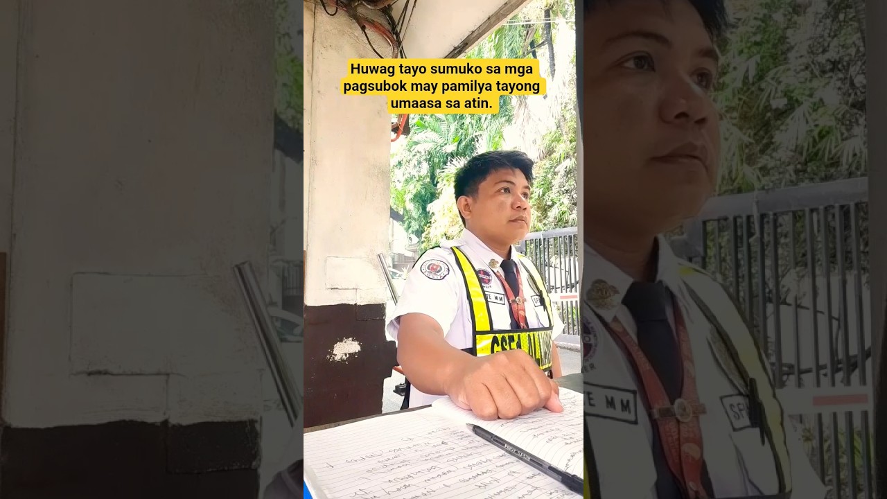 huwag tayo sumuko sa mga pagsubok may pamilya tayong umaasa sa atin.