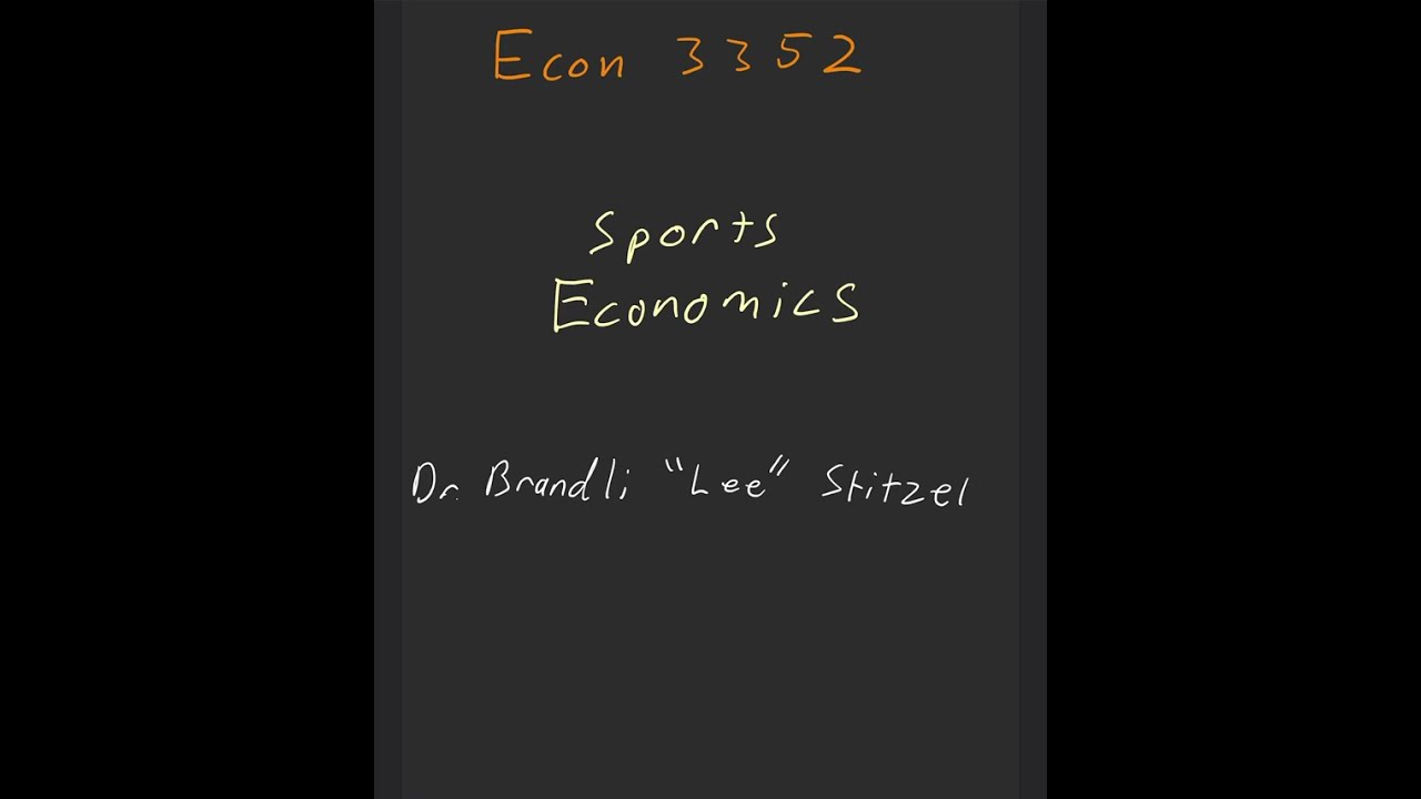 Introduction to Sports Economics