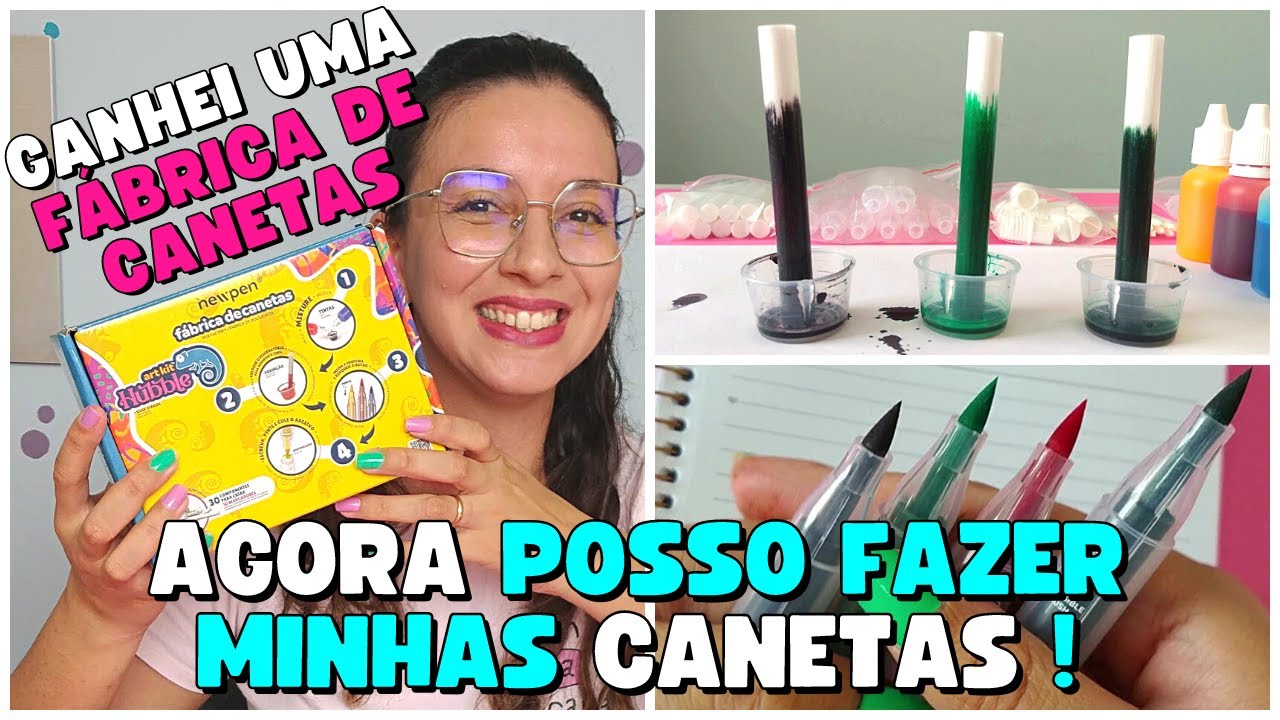 TESTEI a FÁBRICA DE CANETAS da NEWPEN !!!