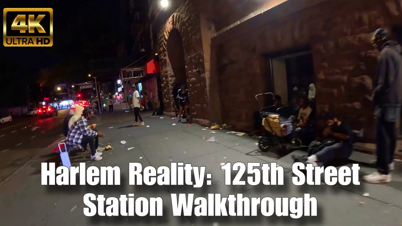 Harlem Reality: 125th Street Station Walkthrough | Homelessness & Drug Crisis in NYC #harlem #usa