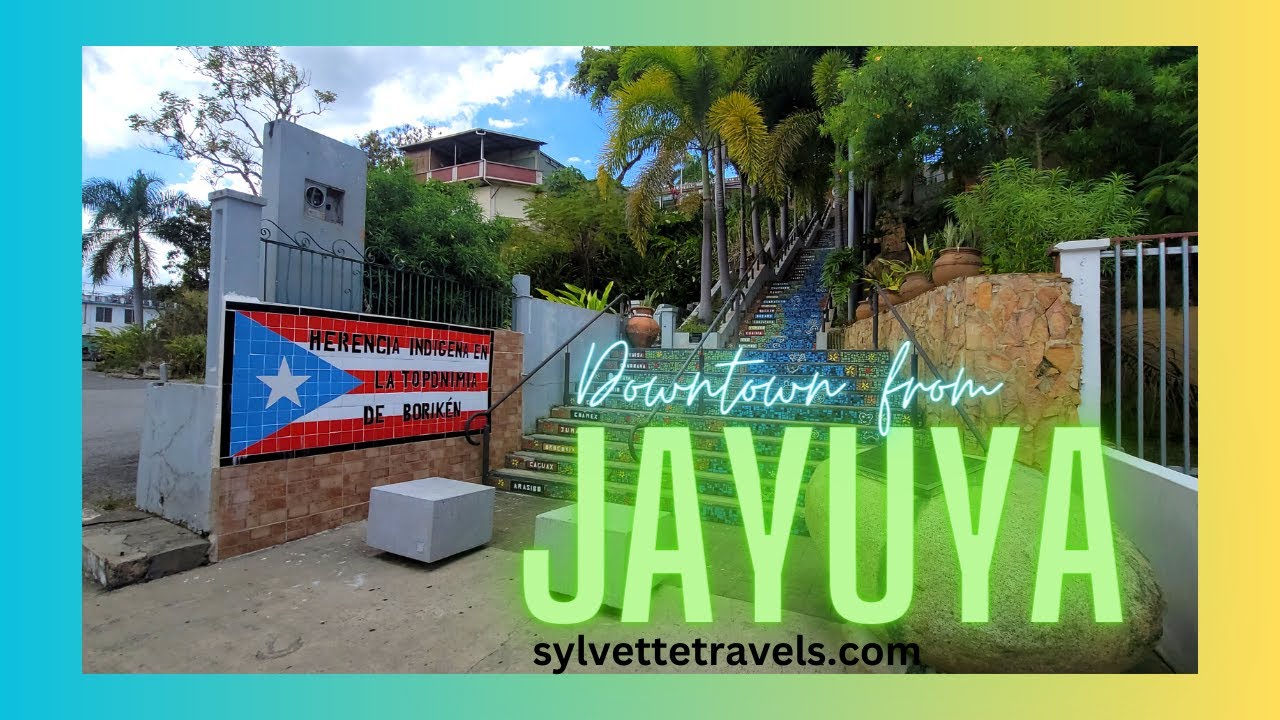 Jayuya, Puerto Rico walking the downtown & Public Plaza @SylvetteTravels