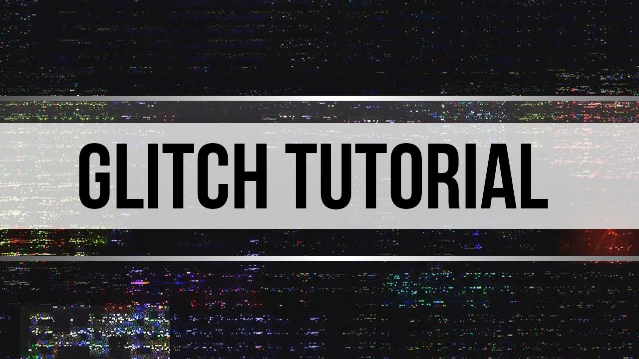 Glitch INTRO TUTORIAL │ 100% After Effects (ADVANCED Tutorial)