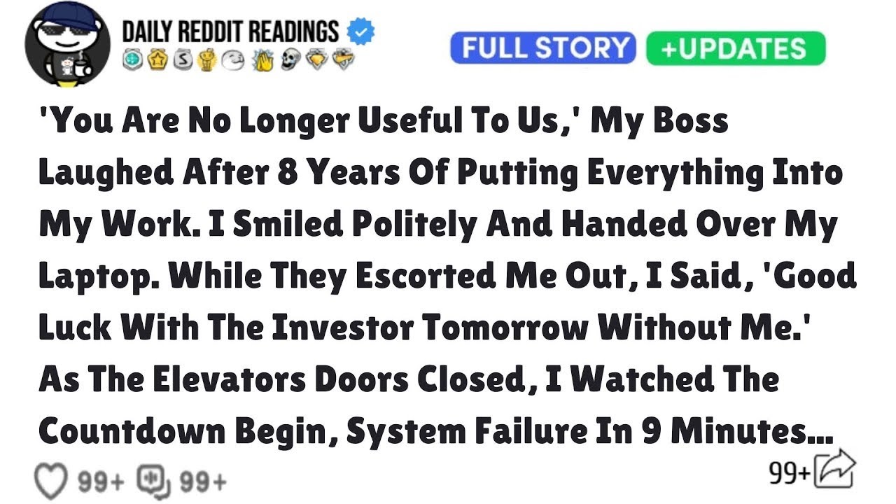 Heartfelt Narratives|  'You Are No Longer Useful To Us,' My Boss Laughed After 8 Years Of Putting E