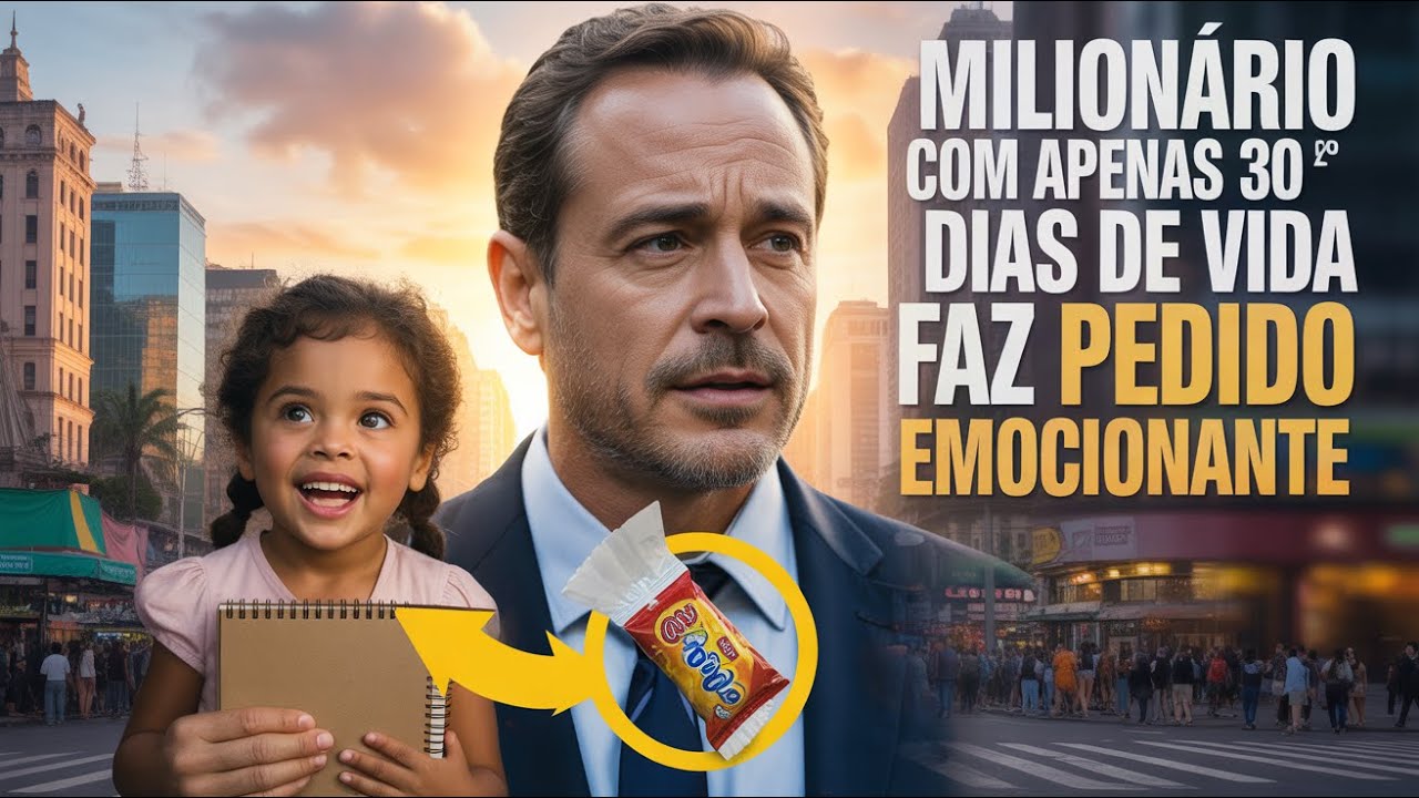 REVELADO: MILIONÁRIO COM APENAS 30 DIAS DE VIDA FAZ PEDIDO EMOCIONANTE A GAROTINHA DE RUA!