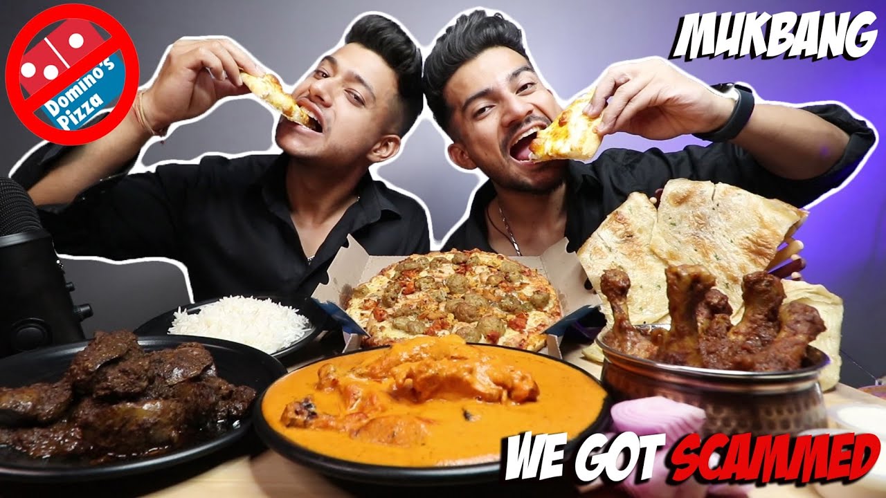 Domino’s Scammed us? | Mukbang | Praveen Salal ft. Akshanshu Aswal