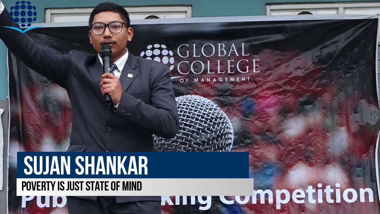 Public Speaking Sujan Shankar Poverty is Just State of Mind