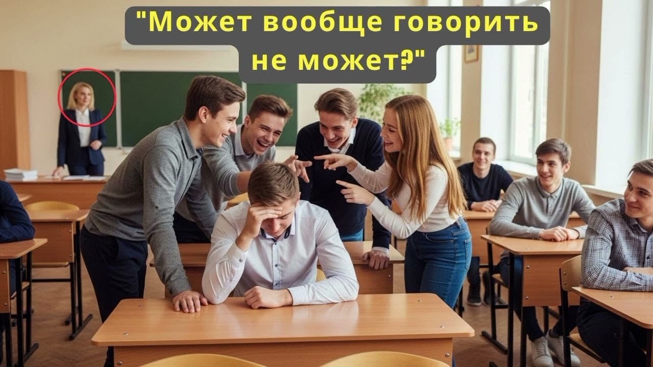 В классе смеялись над молчаливым учеником, пока учитель не проверил его работу