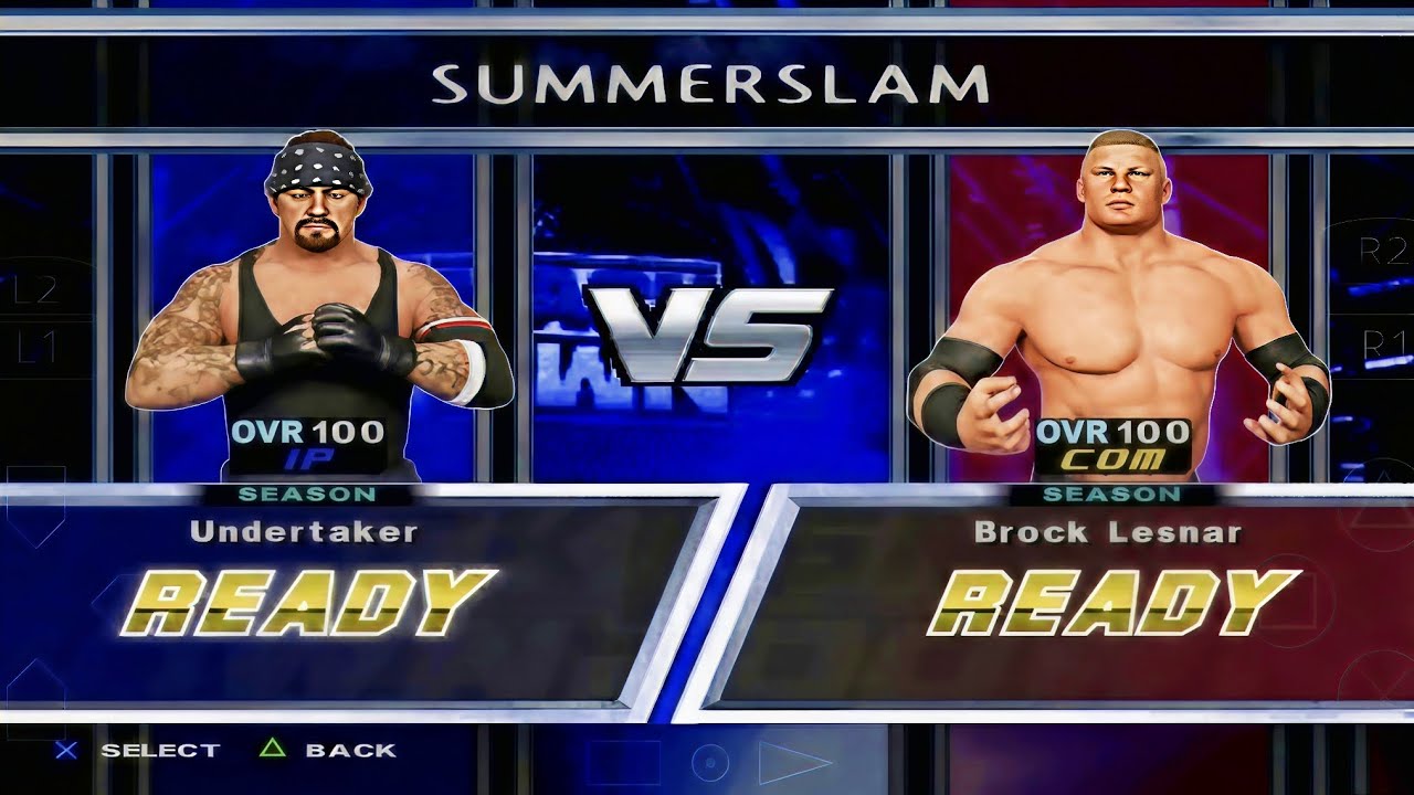 FULL MATCH - Brock Lesnar vs. The Undertaker:SummerSlam 2015 | WWE Here Comes The Pain Mod 