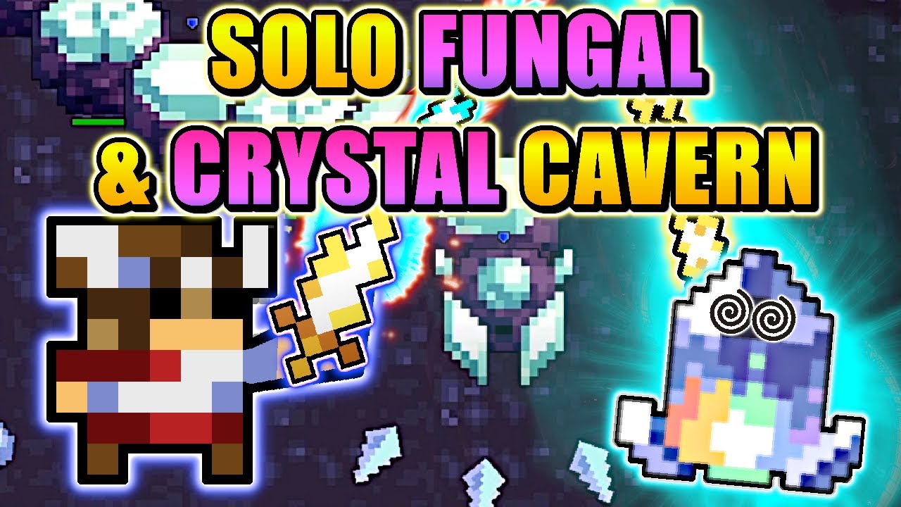 [RotMG] SOLO Грибная и кристальная пещера