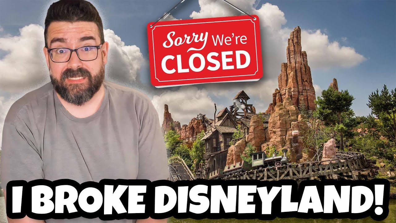 They Closed Big Thunder Mountain Because of Me!