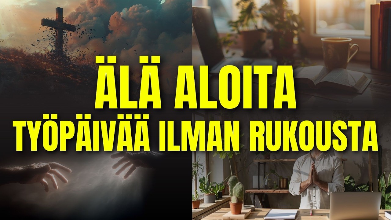 Älä aloita työpäivää ilman tätä rukousta | Jumala kulkee jokaisen askeleesi edellä