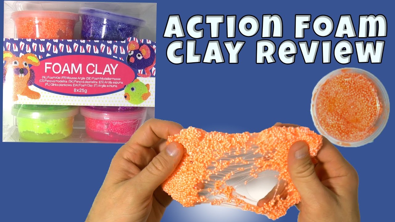Foam Clay van de Action review. Sticky! Is dit slijm?