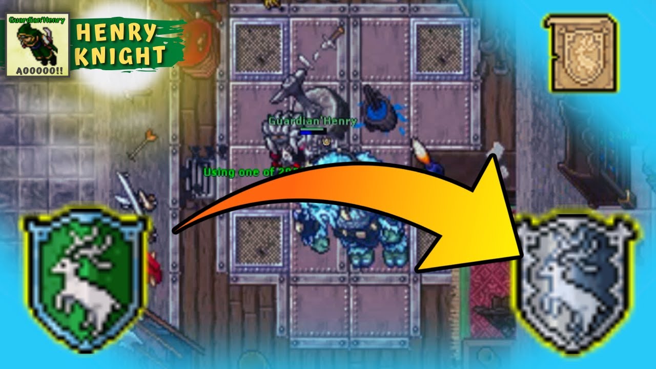 TIBIA - COMO CONSEGUIR E COMO FAZER O REFINED STAG SHIELD 🔥