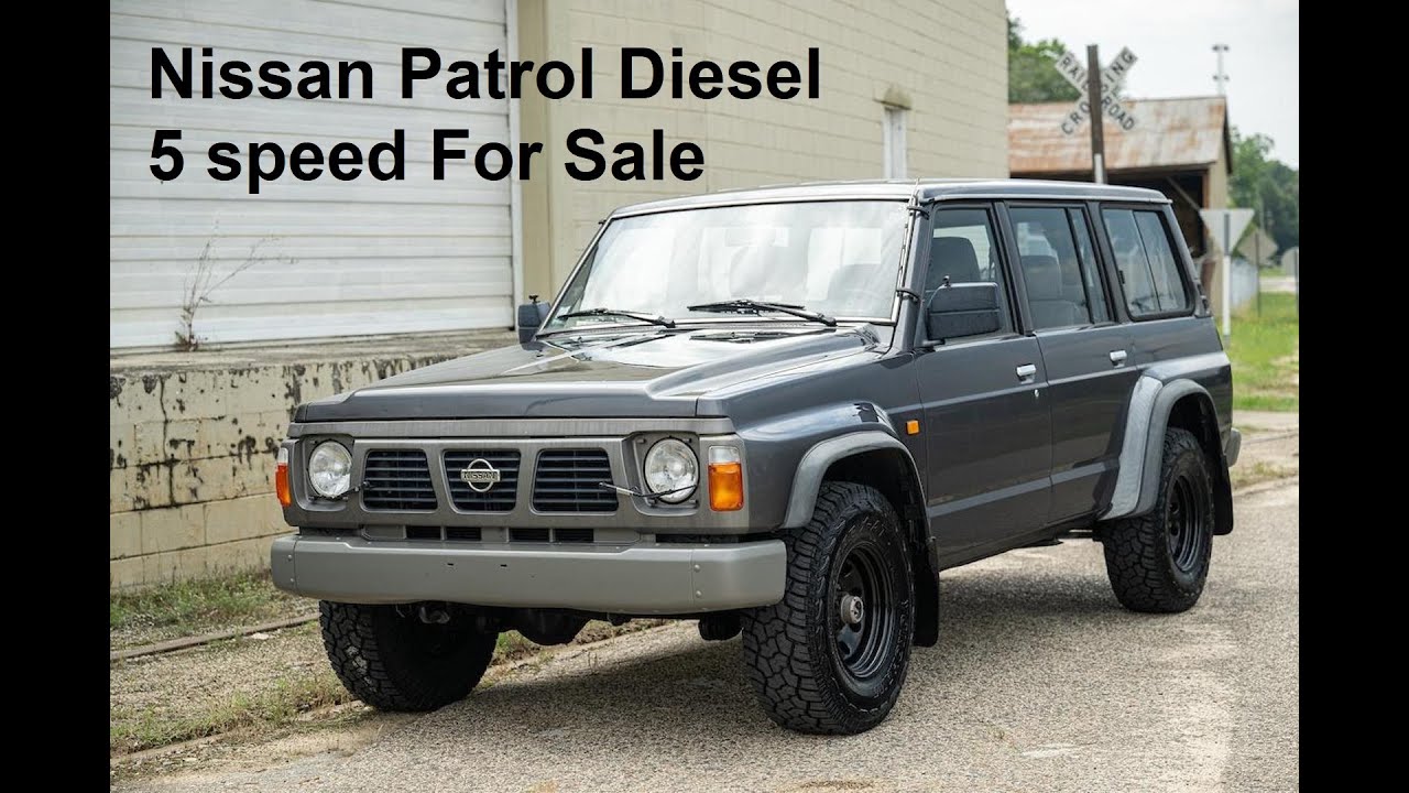 1995 Nissan Patrol RD28 Turbo Diesel 5 Speed Manual Factory Locker For Sale Car Cave Aiken SC