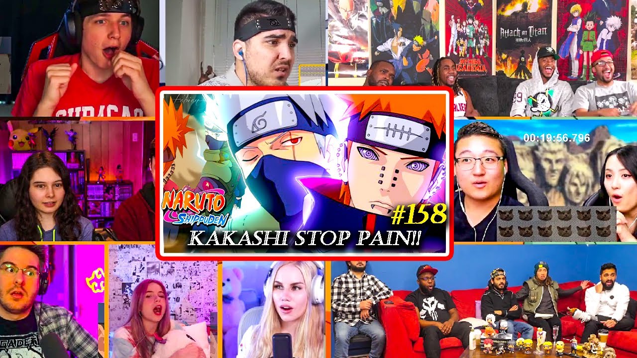 Какаши противостоит боли! ⚡🔥 «Сила веры» | Shippuden 158 РЕАКЦИЙ MASHUP Shippuden Overseas Reactions