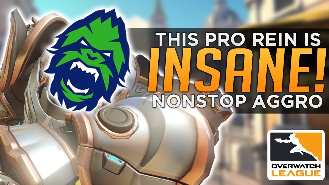 Overwatch: INSANE Aggro Reinhardt Playstyle! - Titans Pro Analysis