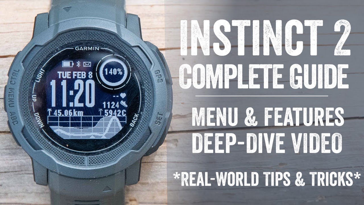 Garmin Instinct 2 Series: полное руководство для начинающих