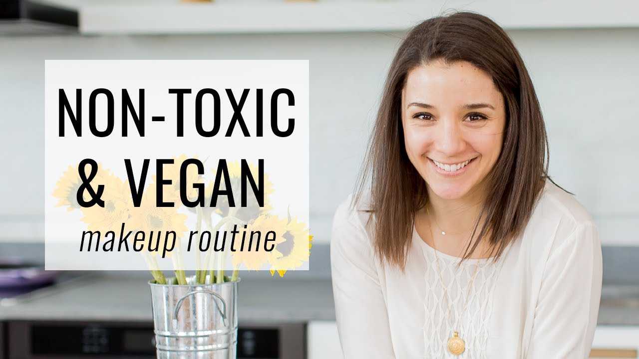 5-minute NON-TOXIC Makeup Routine 💁🏻CRUELTY-FREE VEGAN BEAUTY