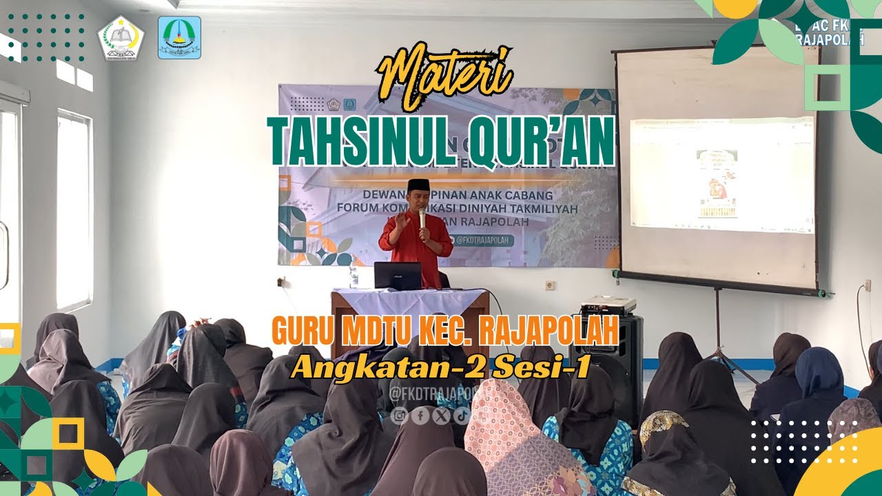 SEMANGAT GURU DINIYAH MENGIKUTI MATERI 