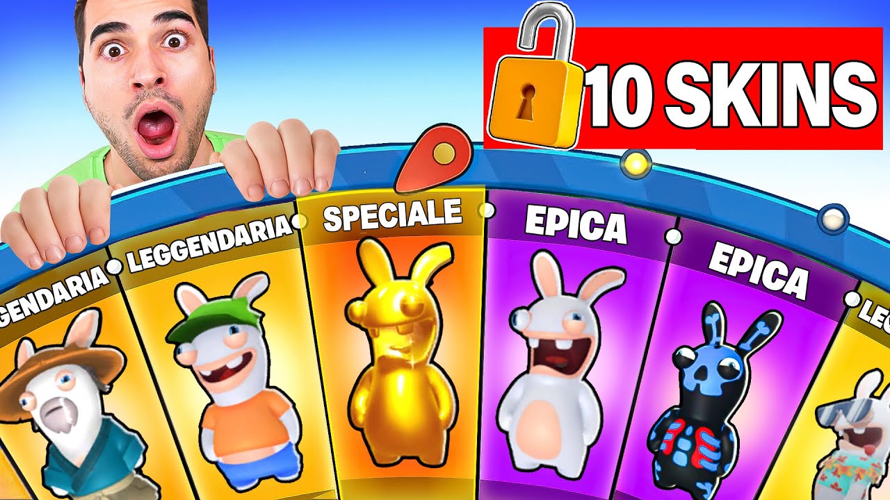 TROVO TUTTE LE NUOVE SKIN DEI RABBIDS SU STUMBLE GUYS