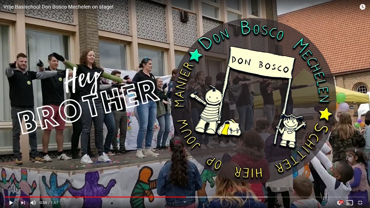 Vrije Basischool Don Bosco Mechelen on stage!