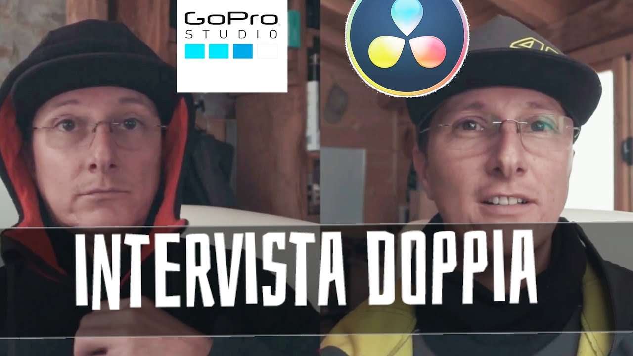 INTERVISTA DOPPIA: DAVINCI RESOLVE VS GOPRO STUDIO :)