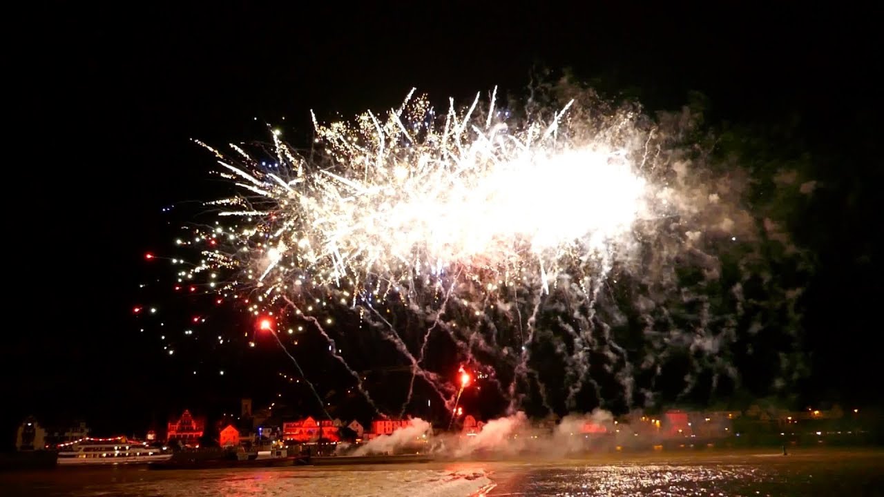 Feuerwerk Rotweinfest Assmannshausen 2018