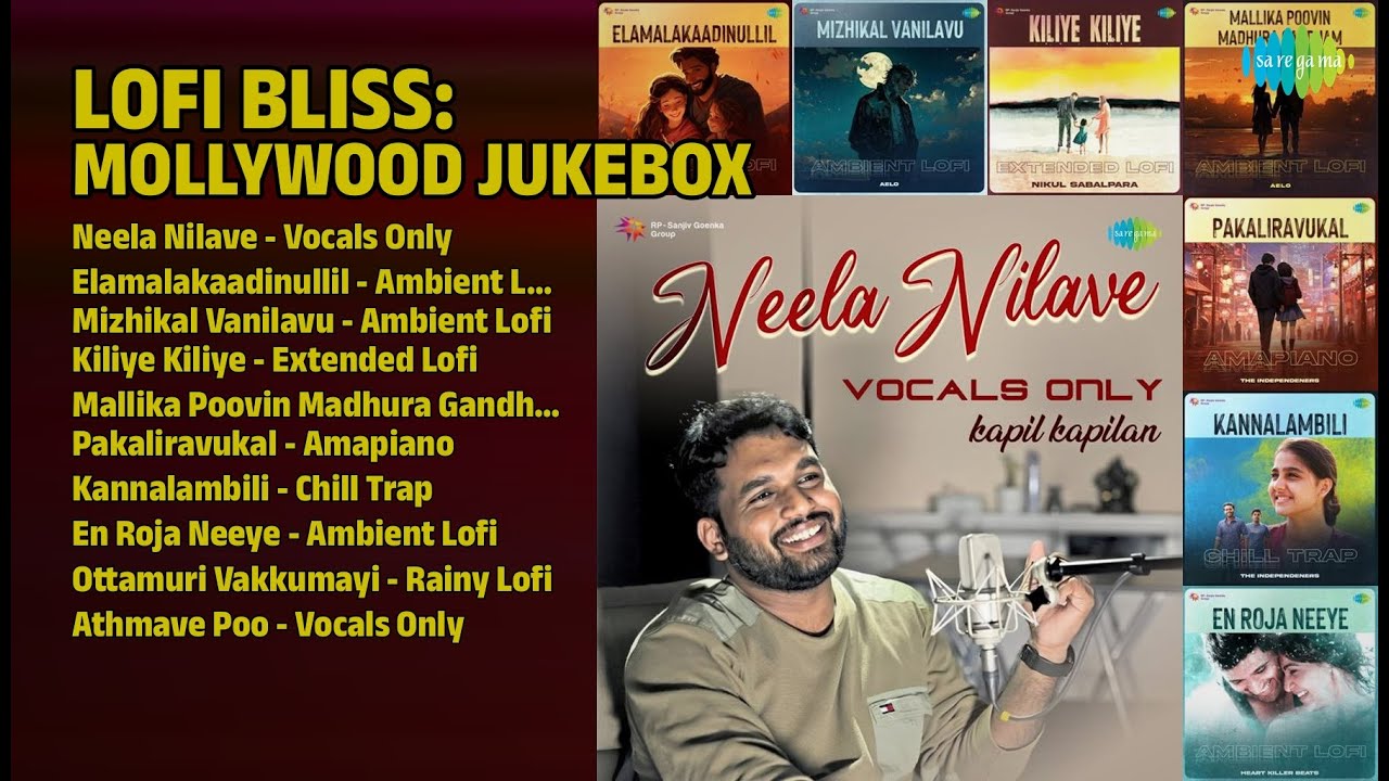 Mollywood Lofi Hits Jukebox | Kapil Kapilan Songs | Neela Nilave  Vocals Only