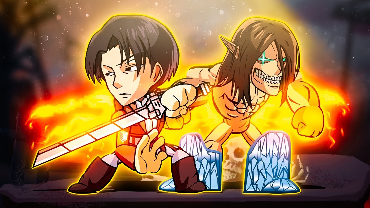 ИГРА ЗА ЭРЕНА И ЛЕВИ В BRAWLHALLA | Профессиональный геймплей