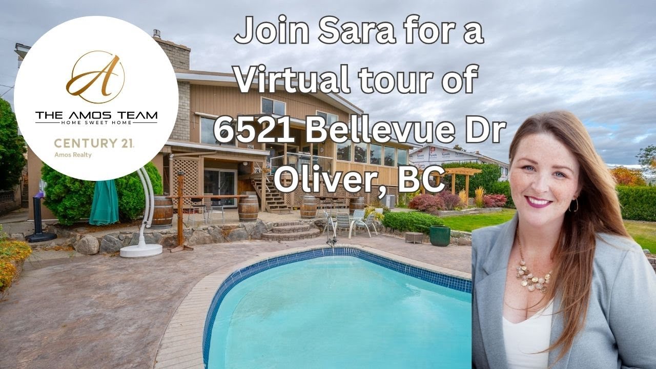 Join Sara for a tour of this beautiful executive home in Oliver BC
