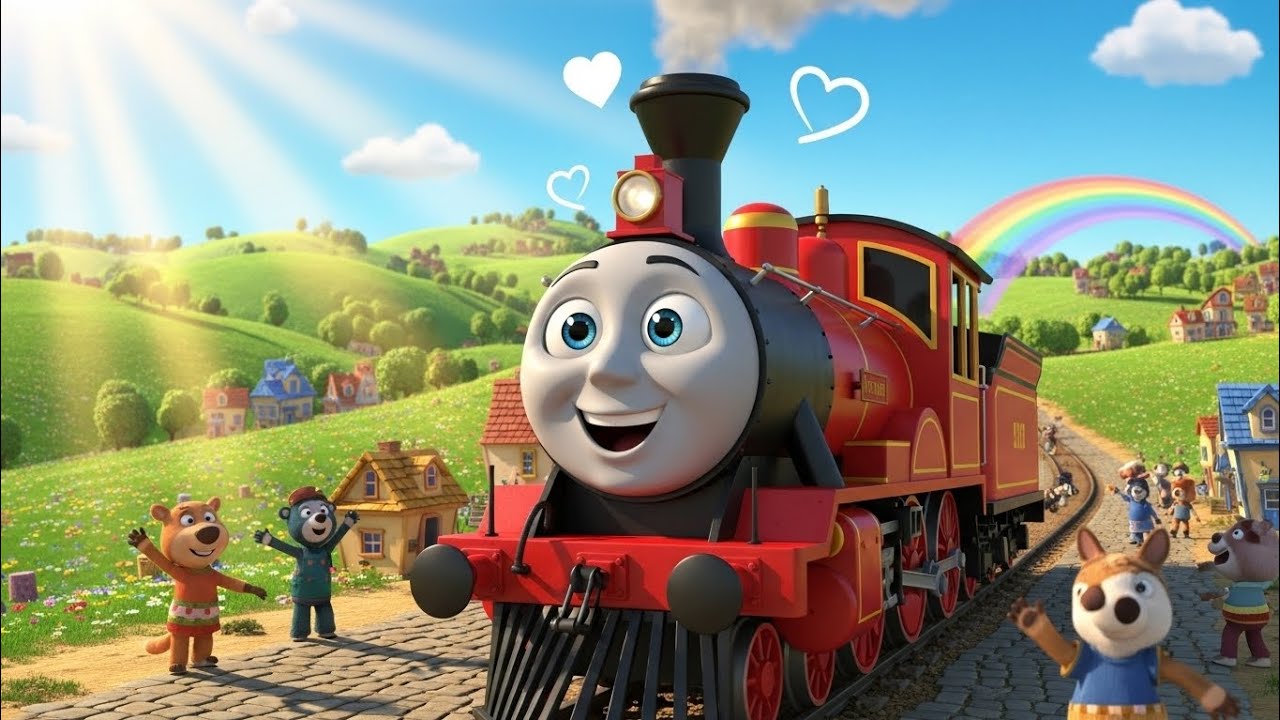 Chug Chug Train Adventure! Fun 3D Kids Nursery Rhyme | Wheels, Toots & Laughs 2025 