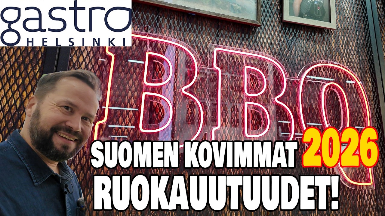 PALJASTUKSIA UUTUUKSIIN GRILLIIN JA RUOKAPÖYTÄÄN  - GASTRO 2026 HELSINKI
