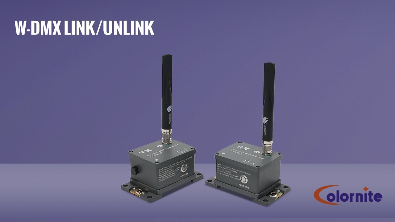 How to link and unlink W-DMX Wireless DMX