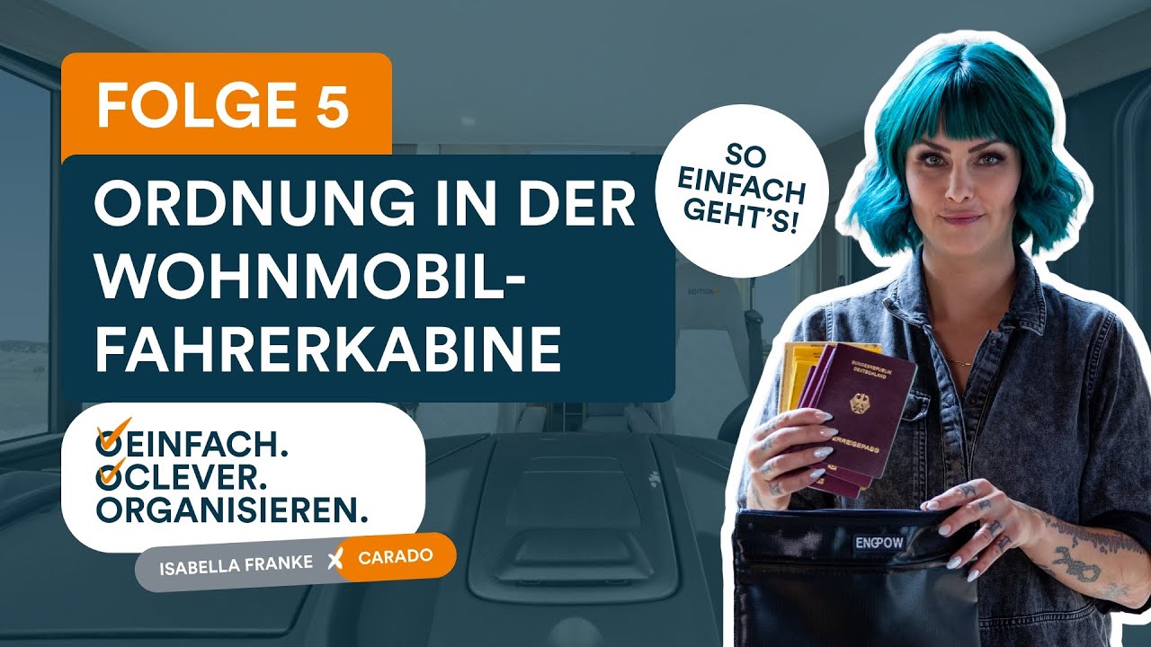 Wie bleibt es in der Fahrerkabine ordentlich? | Tipps & Tricks vom Profi (Isabella Franke X Carado)