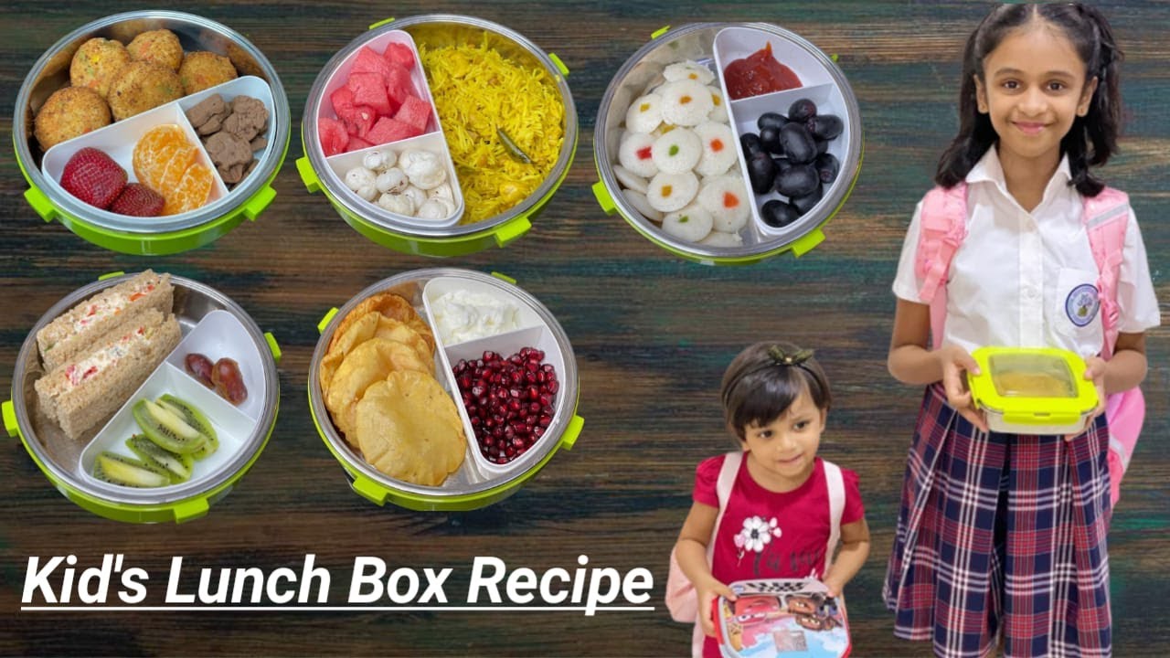 Quick & Easy kids Lunch box recipe / Hung Curd sandwich/Mini Idli/Poha cutlet Dal Puri/Lemon rice