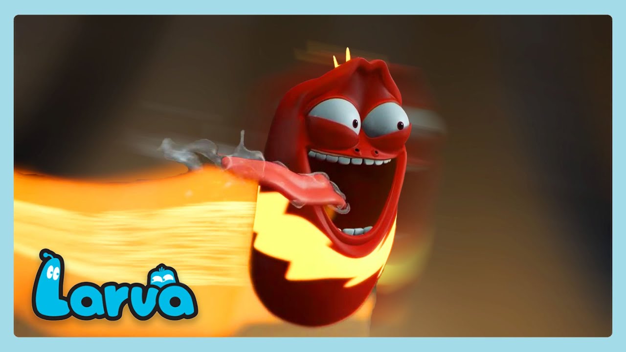 Red se convierte en Flash | LARVA | Wildbrain Niños