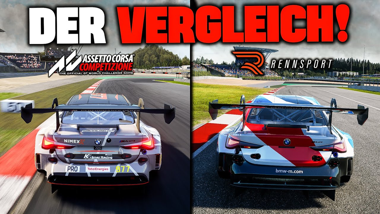 ACC vs Rennsport | Der DIREKTE Vergleich auf dem Nürburgring! | Mabix