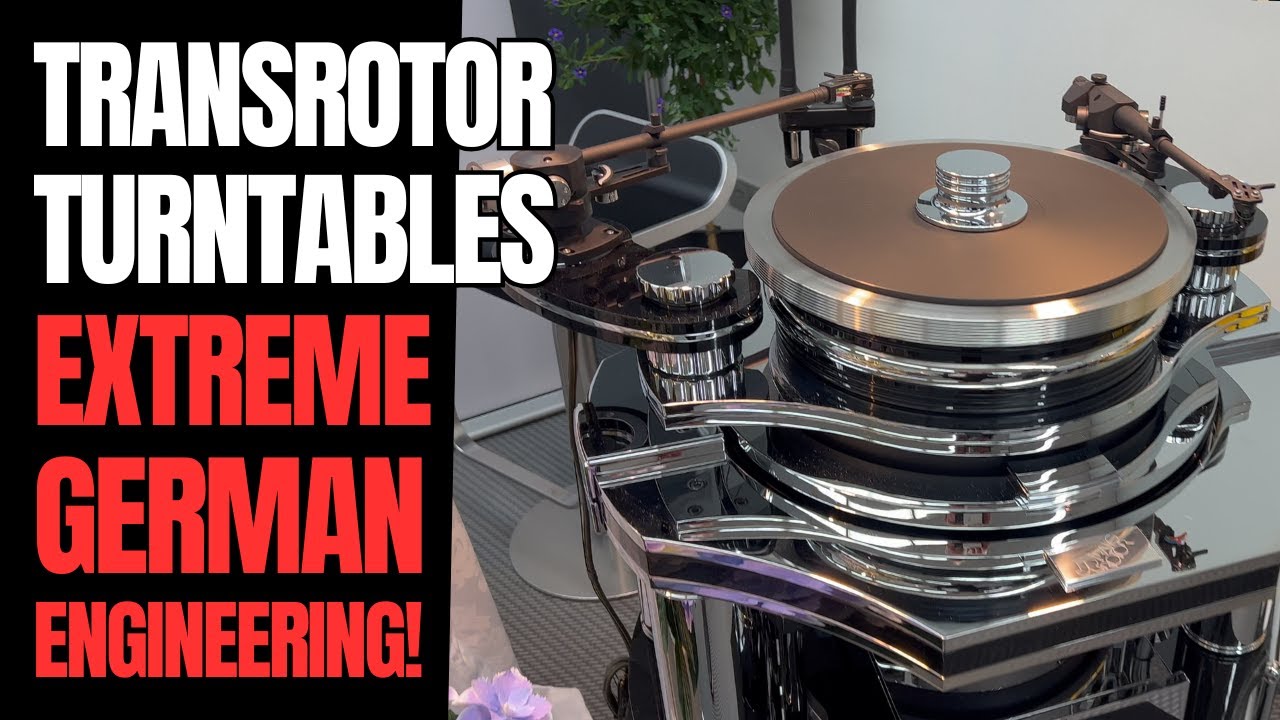 Transrotor turntables - Extreme German Turntable Engineering - Talk with Dirk at NDHT 2025