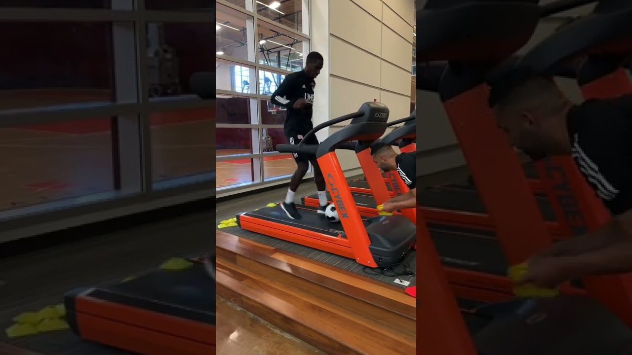 The treadmill dribbling challenge