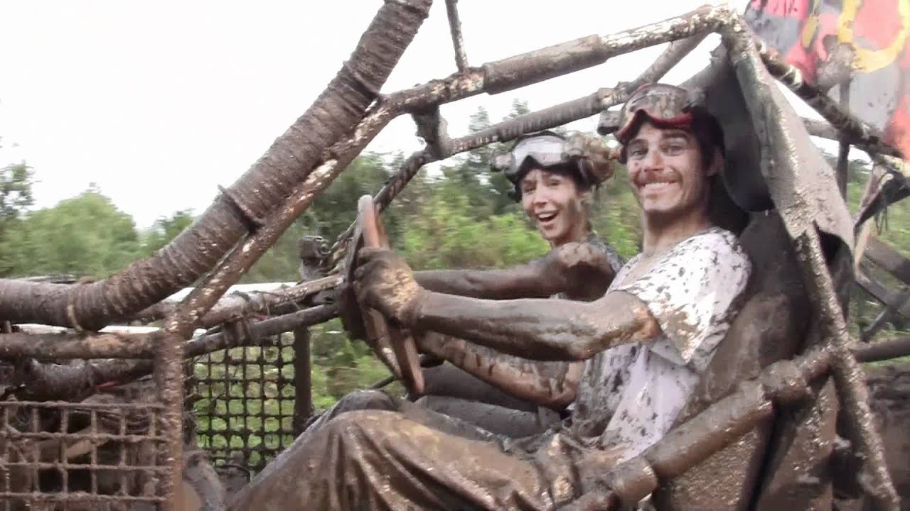 Modified Nissan Patrol and Bo covered in mud