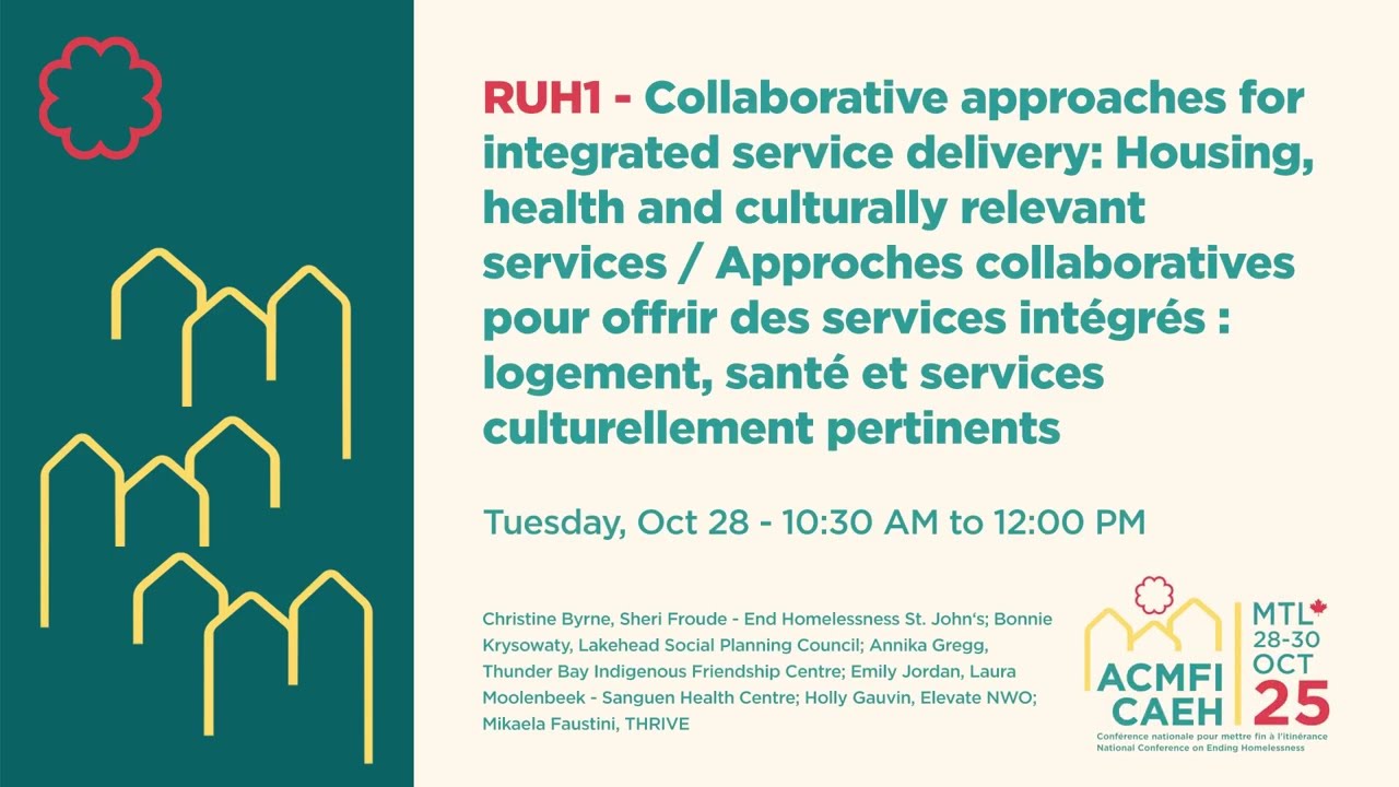 Collaborative approaches for integrated service delivery: Housing, health and culturally relevant